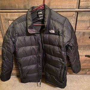 Boys Size Large Black North Face Jacket